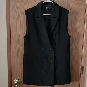 Forever 21 sleeveless blazer